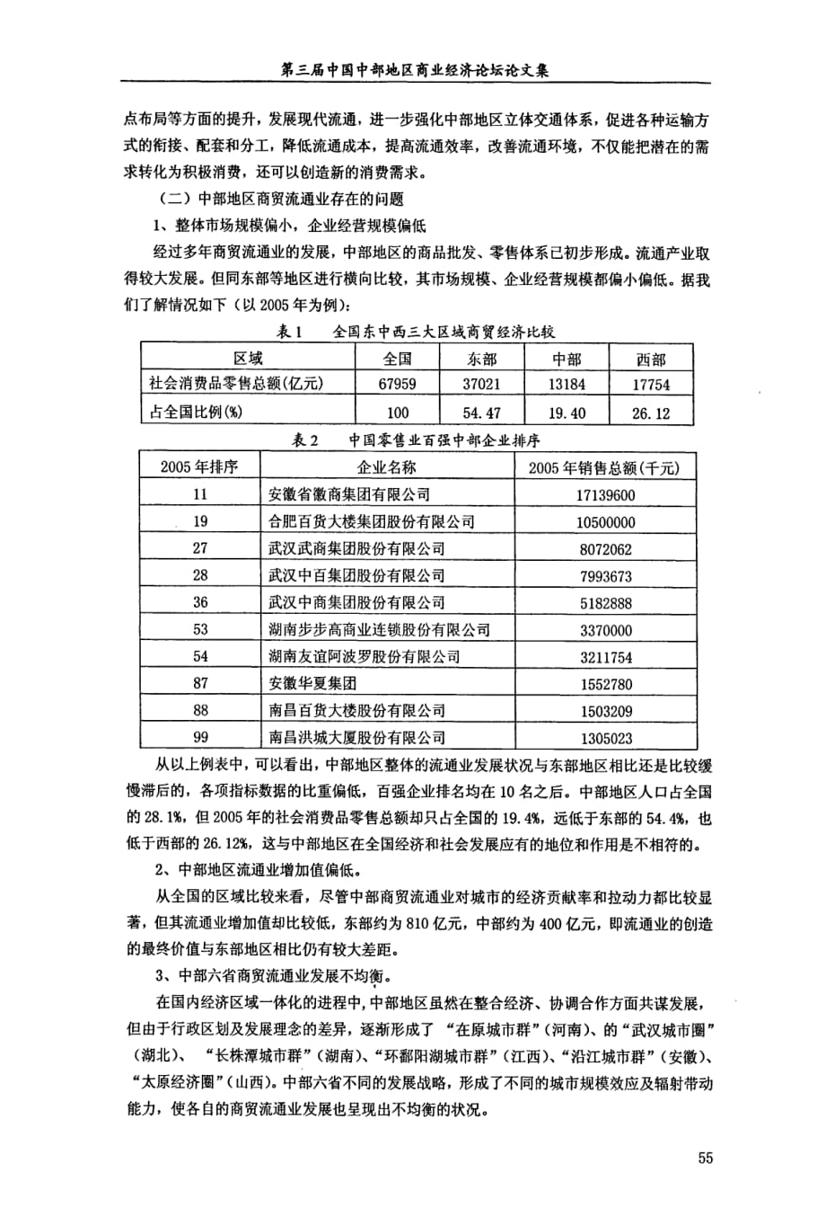 剖析扩大消费背景下商贸流通业的发展——中部地区进一步搞活流通扩大消费的思考_第4页