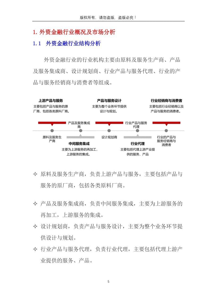 外资金融行业分析调研报告_第5页