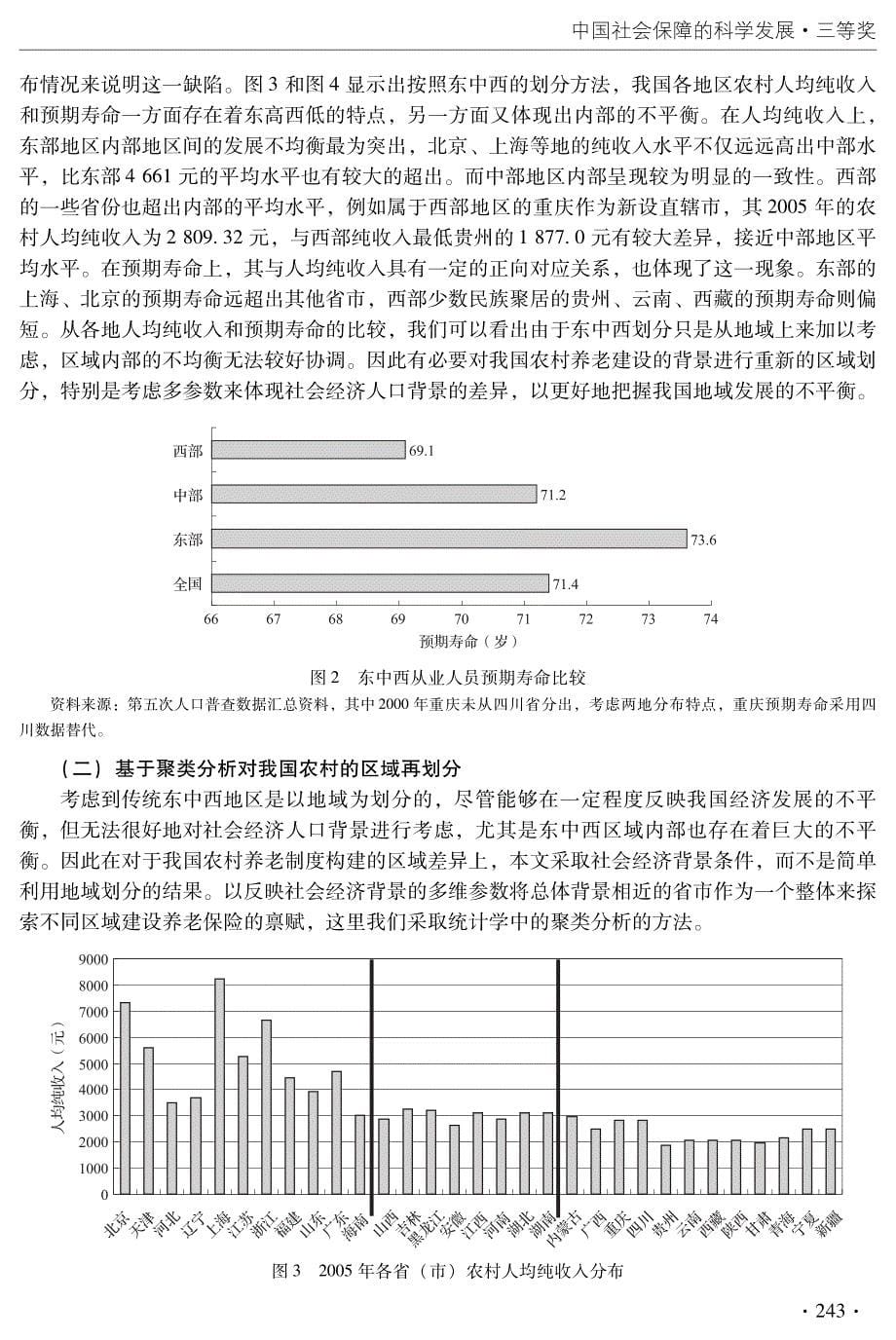 区域聚类视角下农村社会养老保险制度推进模式研究_第5页