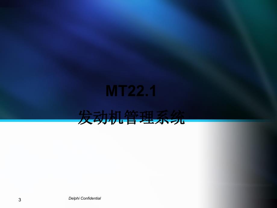 北京德尔福MT22.1发动机管理系统._第3页