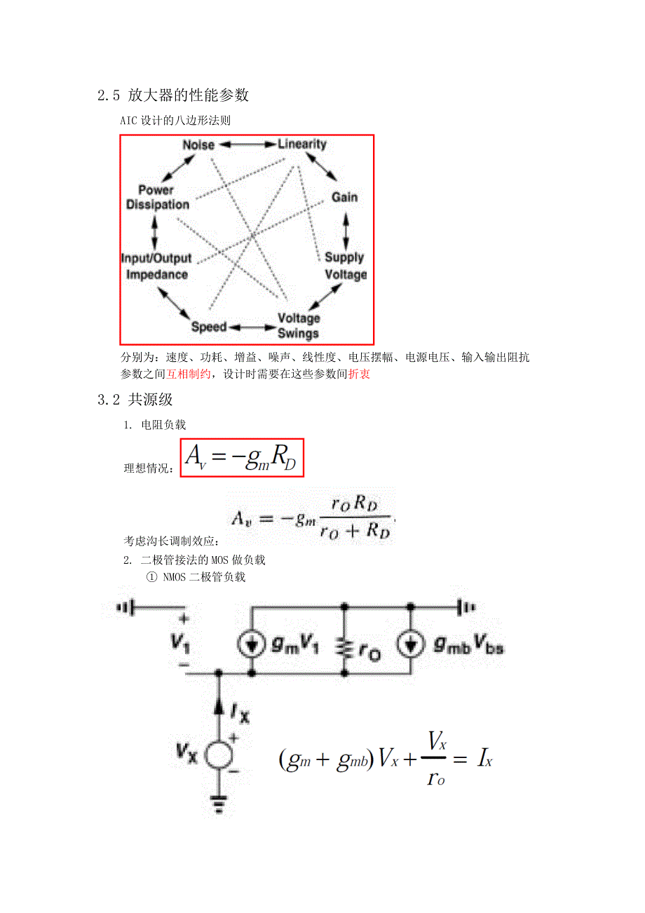 模拟集成电路设计复习笔记_第3页