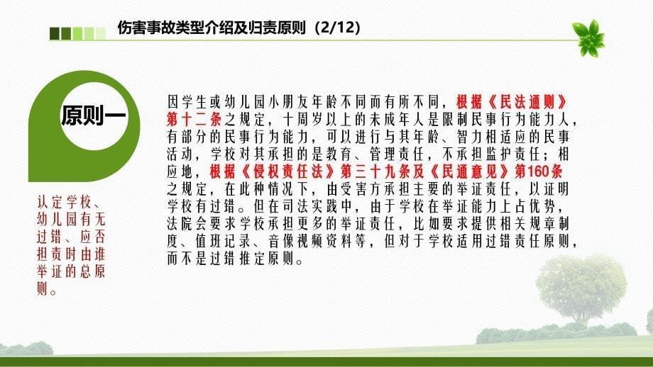 儿童人身伤害事故中学校及幼儿园的法律责任以及应对预防措施---董度V2.0讲解_第5页