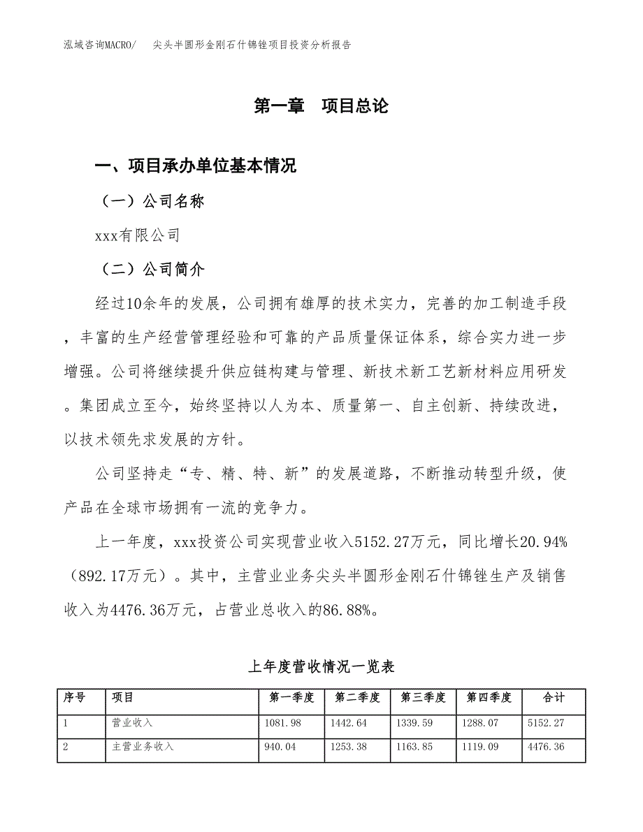 尖头半圆形金刚石什锦锉项目投资分析报告（总投资4000万元）（16亩）_第2页