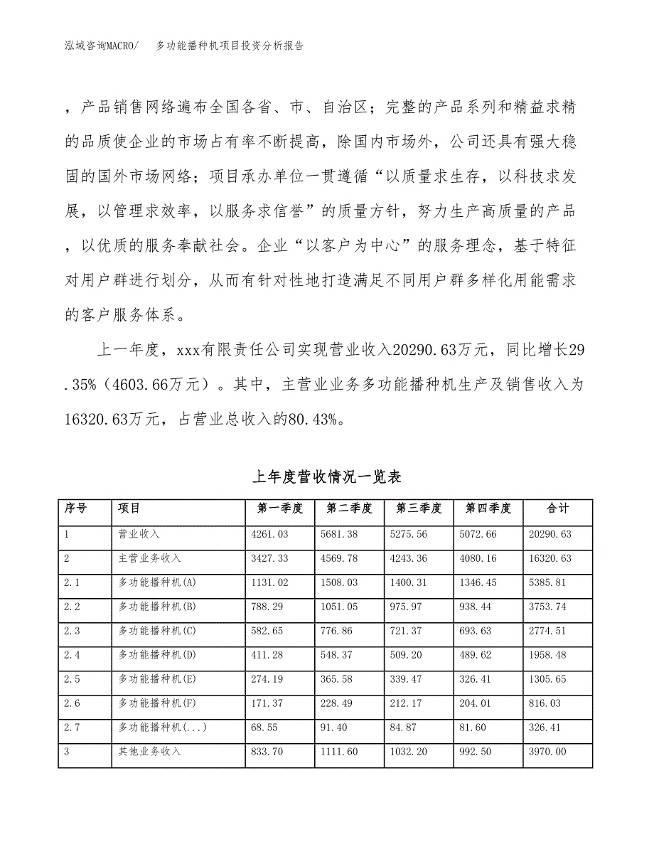 多功能播种机项目投资分析报告（总投资13000万元）（44亩）_第3页