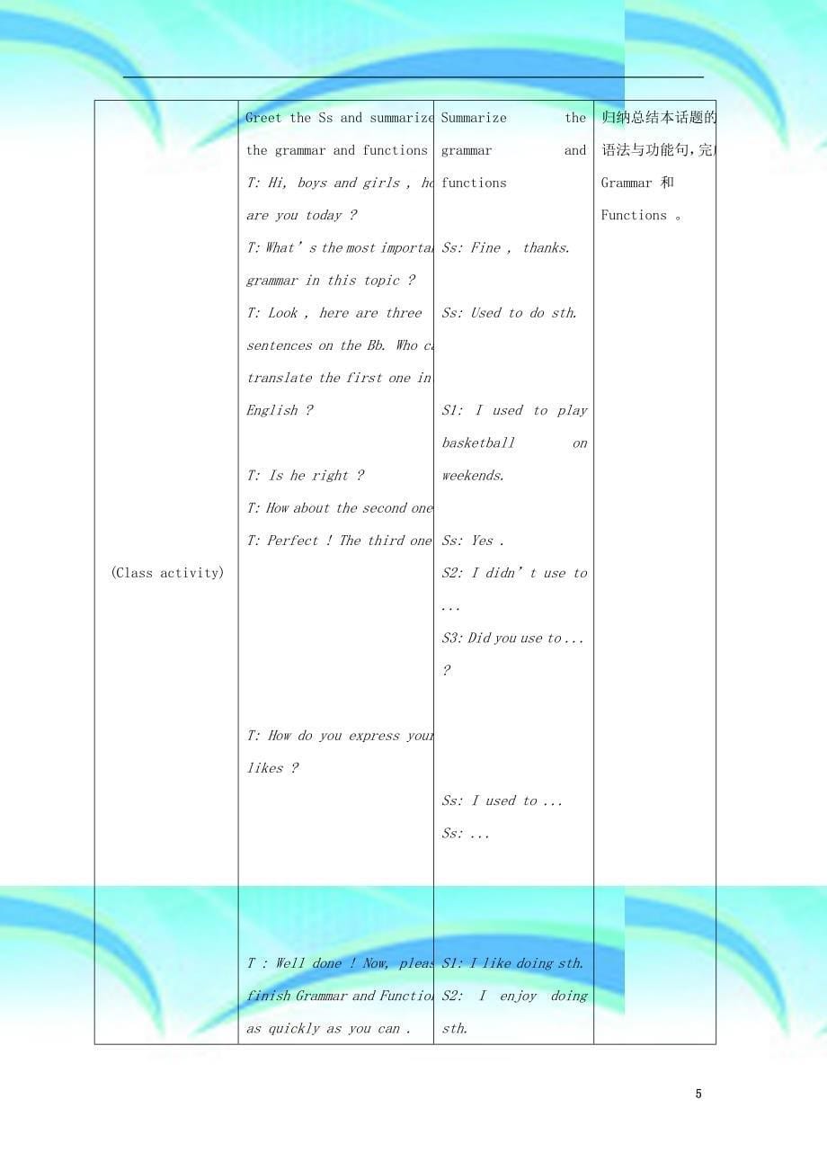 八年级英语上册unitourhobbiestopicwhat’syourhobbyp教学导案新版仁爱版_第5页