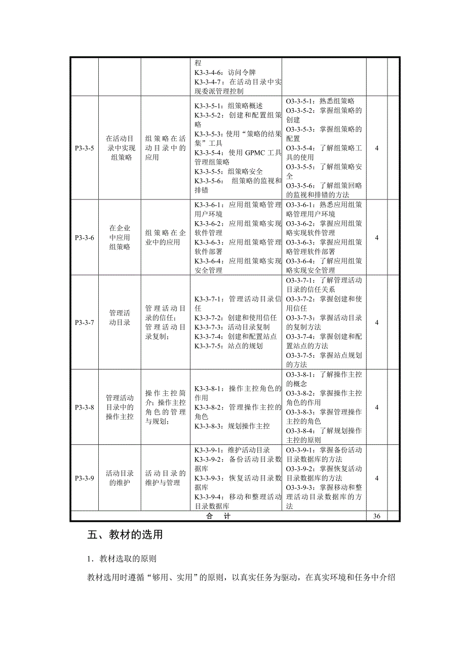 《Windows活动目录管理》课程标准_第3页