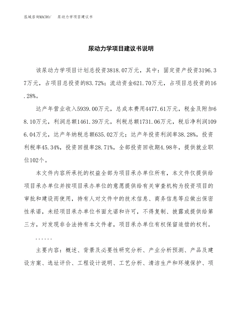 尿动力学项目建议书（可研报告）.docx_第2页