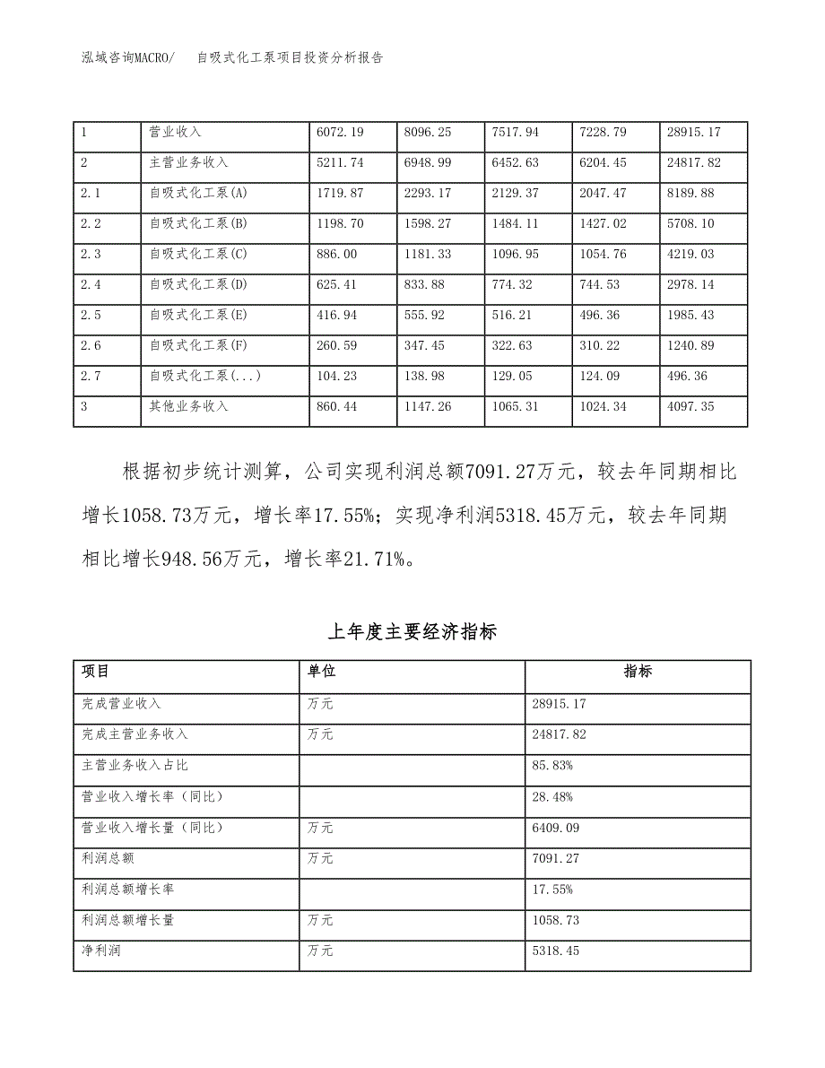 自吸式化工泵项目投资分析报告（总投资11000万元）（51亩）_第3页