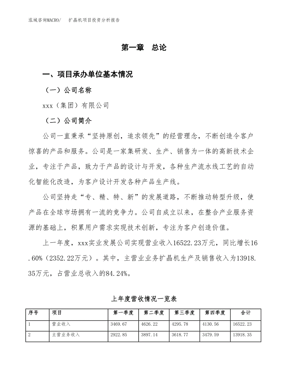 扩晶机项目投资分析报告（总投资17000万元）（64亩）_第2页