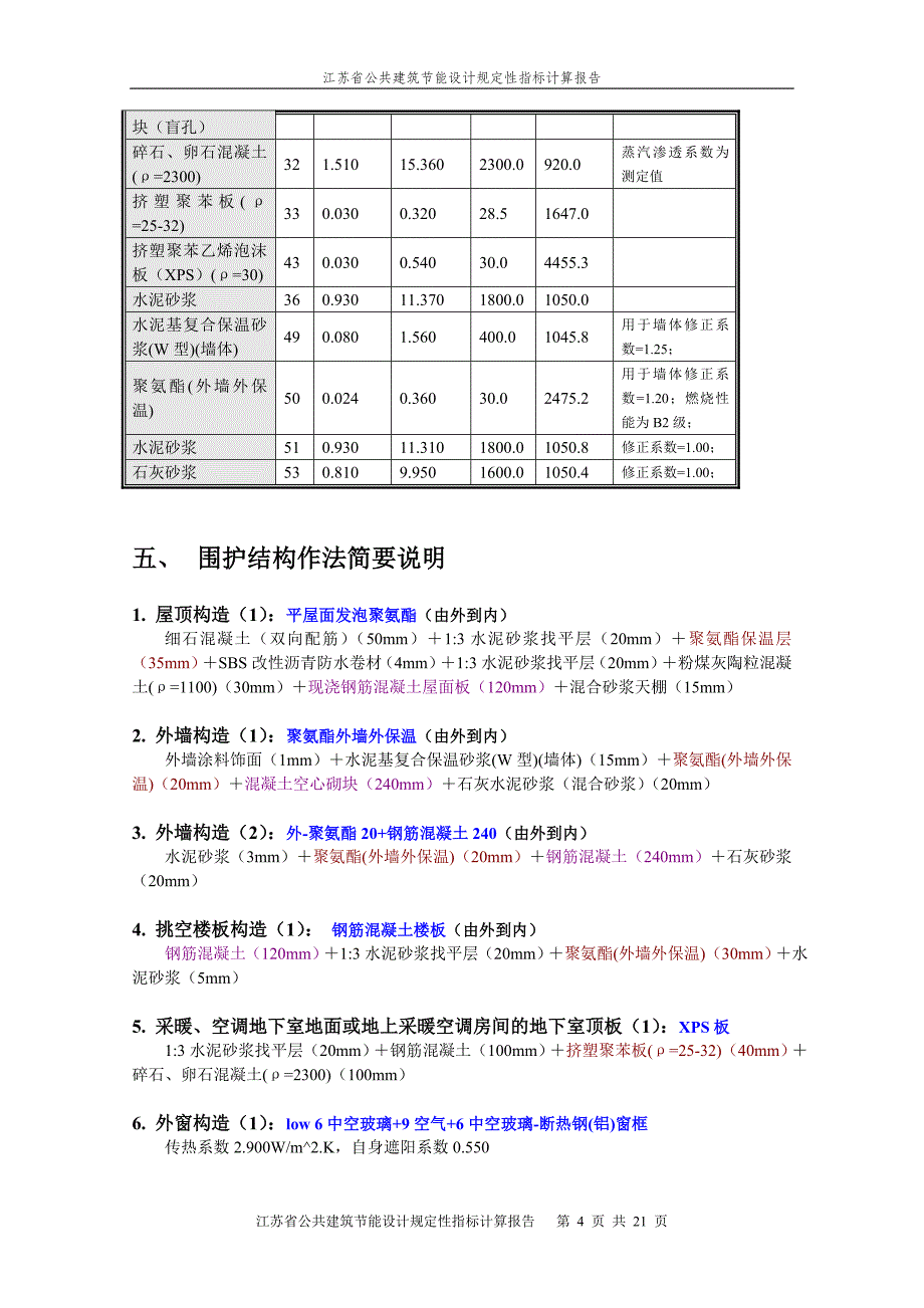 食堂-江苏乙类公建2010规定性指标建筑节能计算报告_第4页