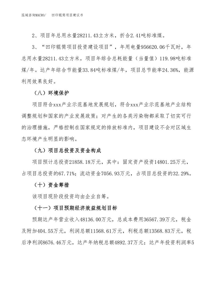 凹印辊筒项目建议书（可研报告）.docx_第5页