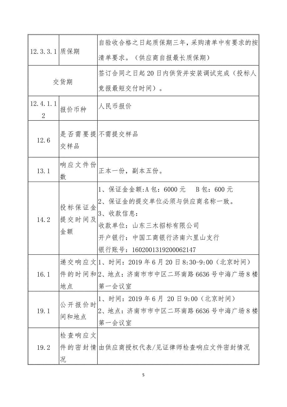 山东科技大学电子阅览室升级改造项目竞争性磋商文件第二册_第5页