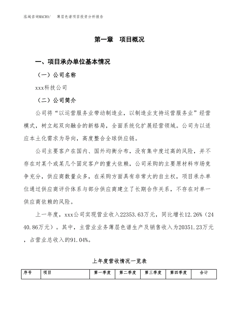 薄层色谱项目投资分析报告（总投资14000万元）（60亩）_第2页