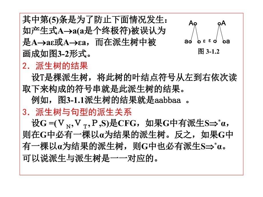 计算理论第3章 上下文无关文法与下推自动机._第5页