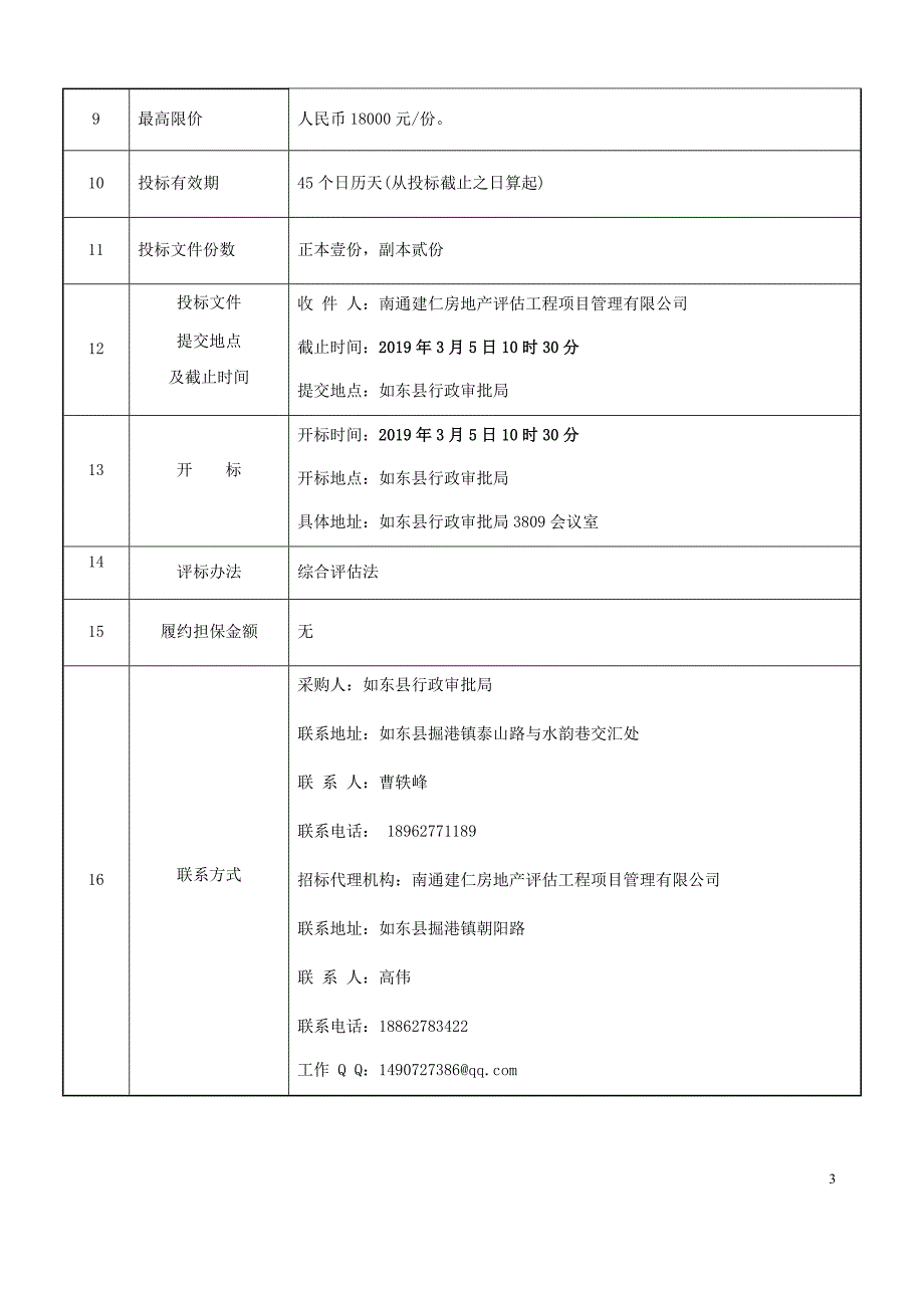 如东县建设项目环评文件委托技术评估项目招标文件_第3页