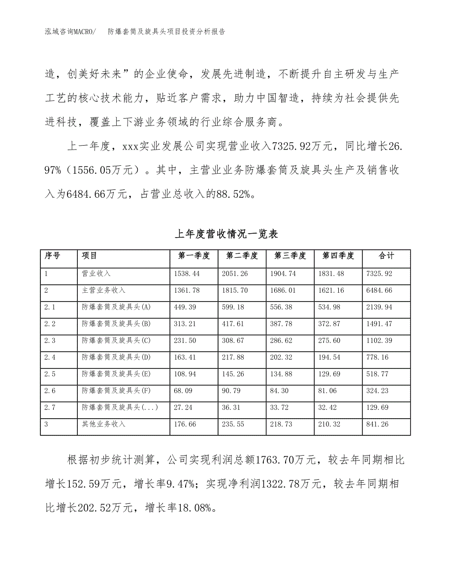 防爆套筒及旋具头项目投资分析报告（总投资4000万元）（20亩）_第3页