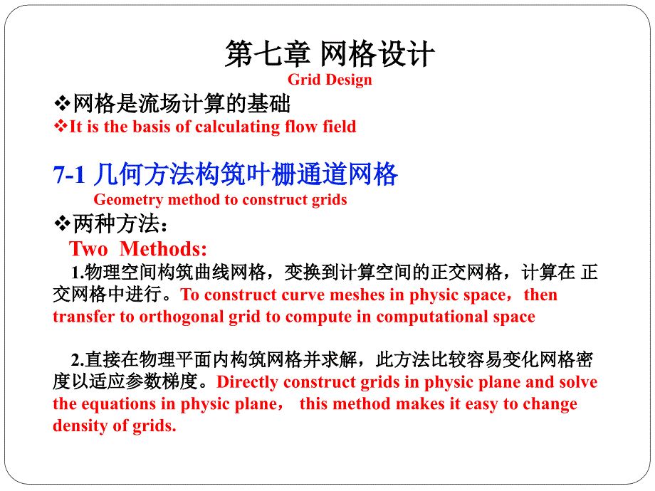 计算流体力学第7章 粘性流动数值计算._第1页