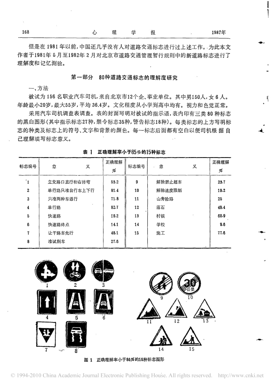 北京市道路交通标志的心理学评价_第2页