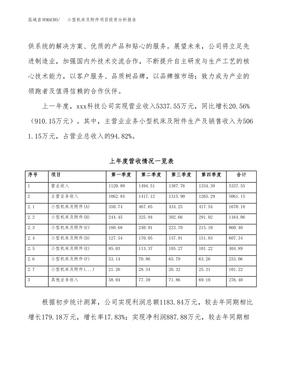 小型机床及附件项目投资分析报告（总投资5000万元）（23亩）_第3页