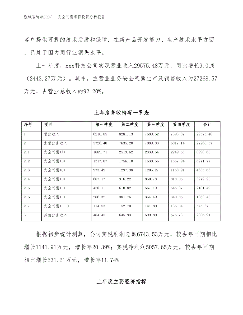 安全气囊项目投资分析报告（总投资17000万元）（85亩）_第4页