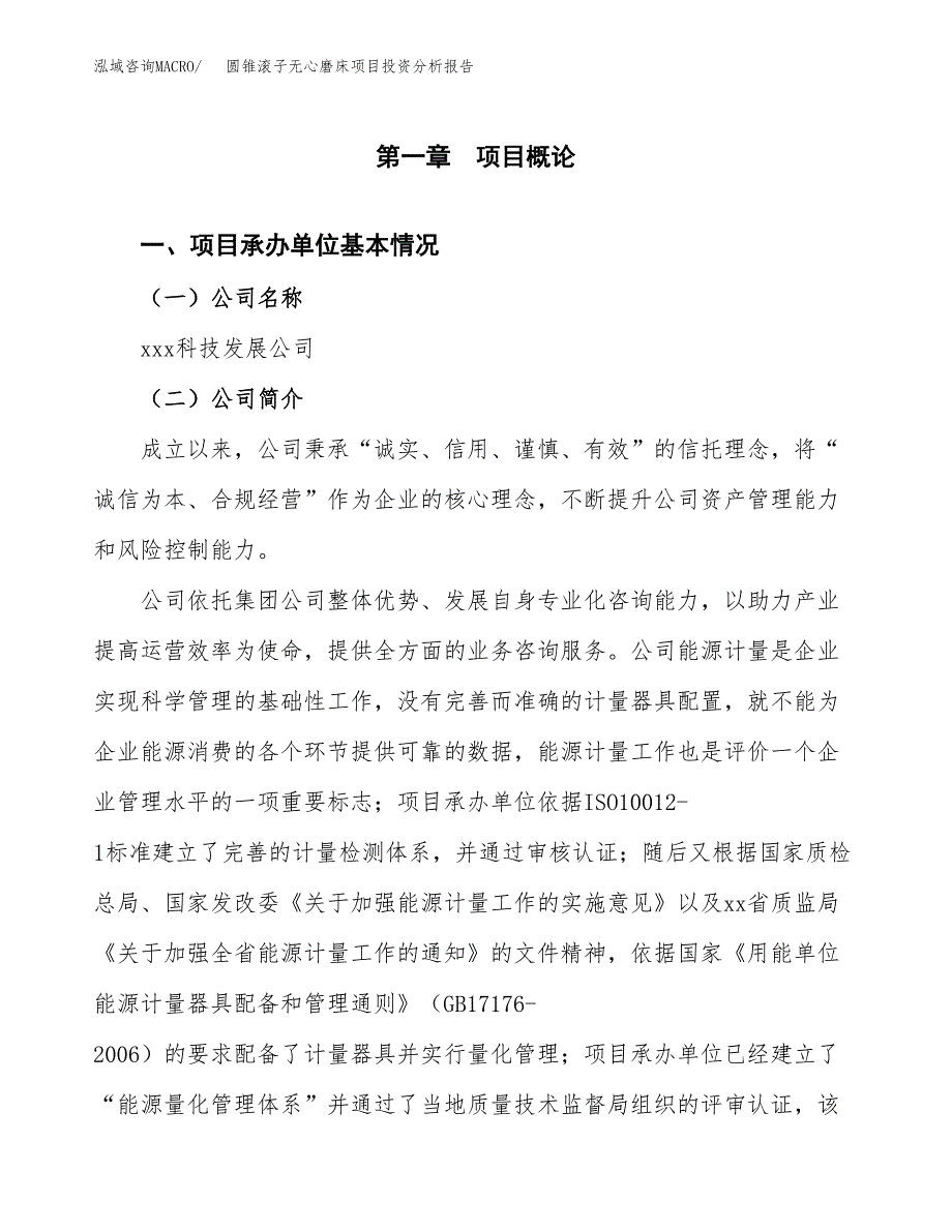 圆锥滚子无心磨床项目投资分析报告（总投资16000万元）（61亩）_第2页