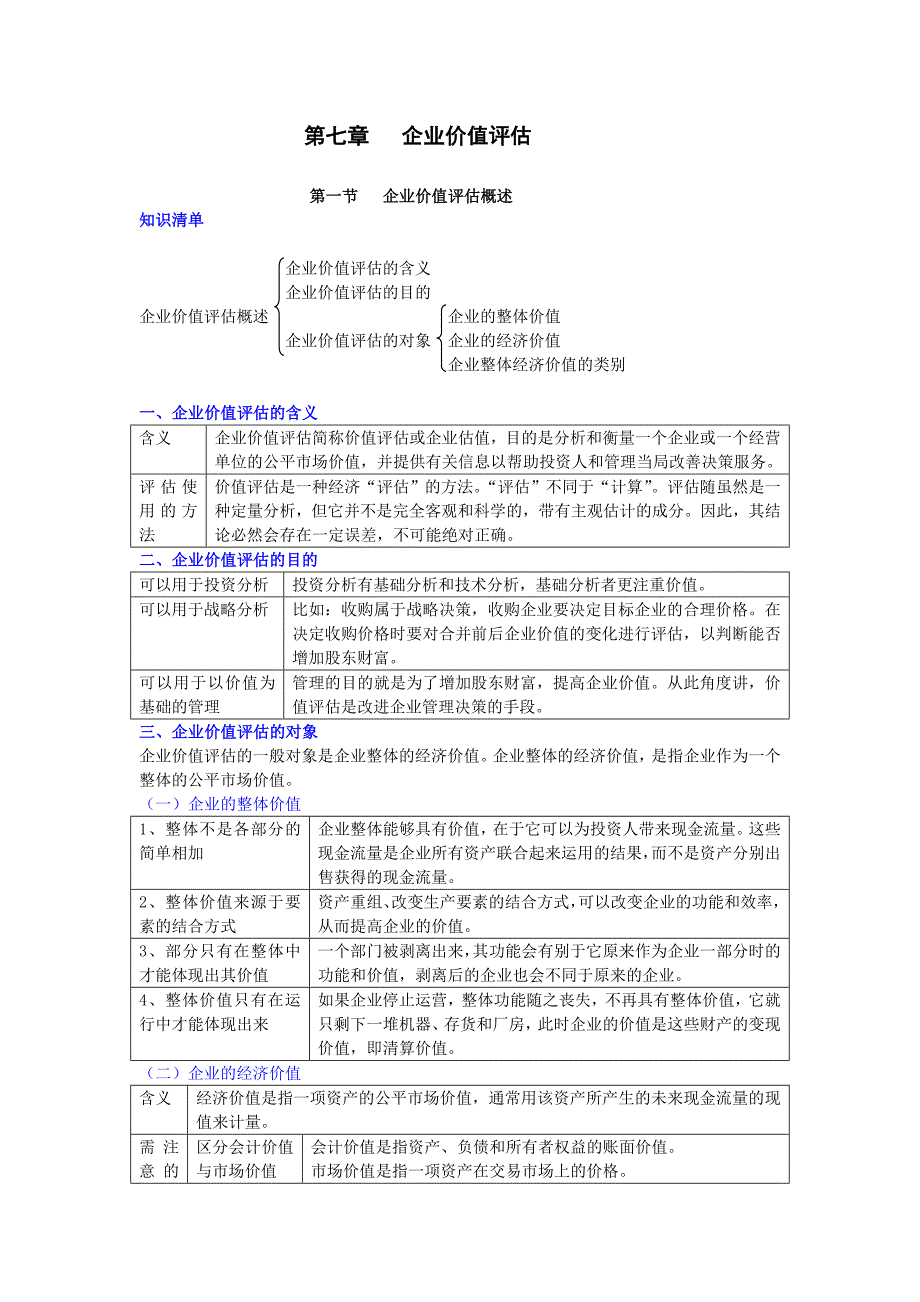 第7章-企业价值评估_第1页