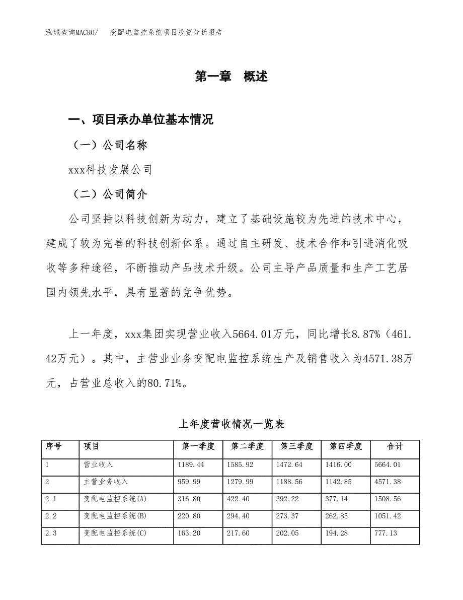 变配电监控系统项目投资分析报告（总投资8000万元）（38亩）_第2页