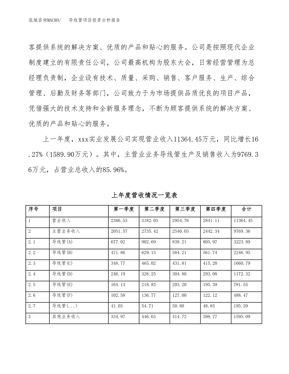 导线管项目投资分析报告（总投资19000万元）（84亩）_第3页