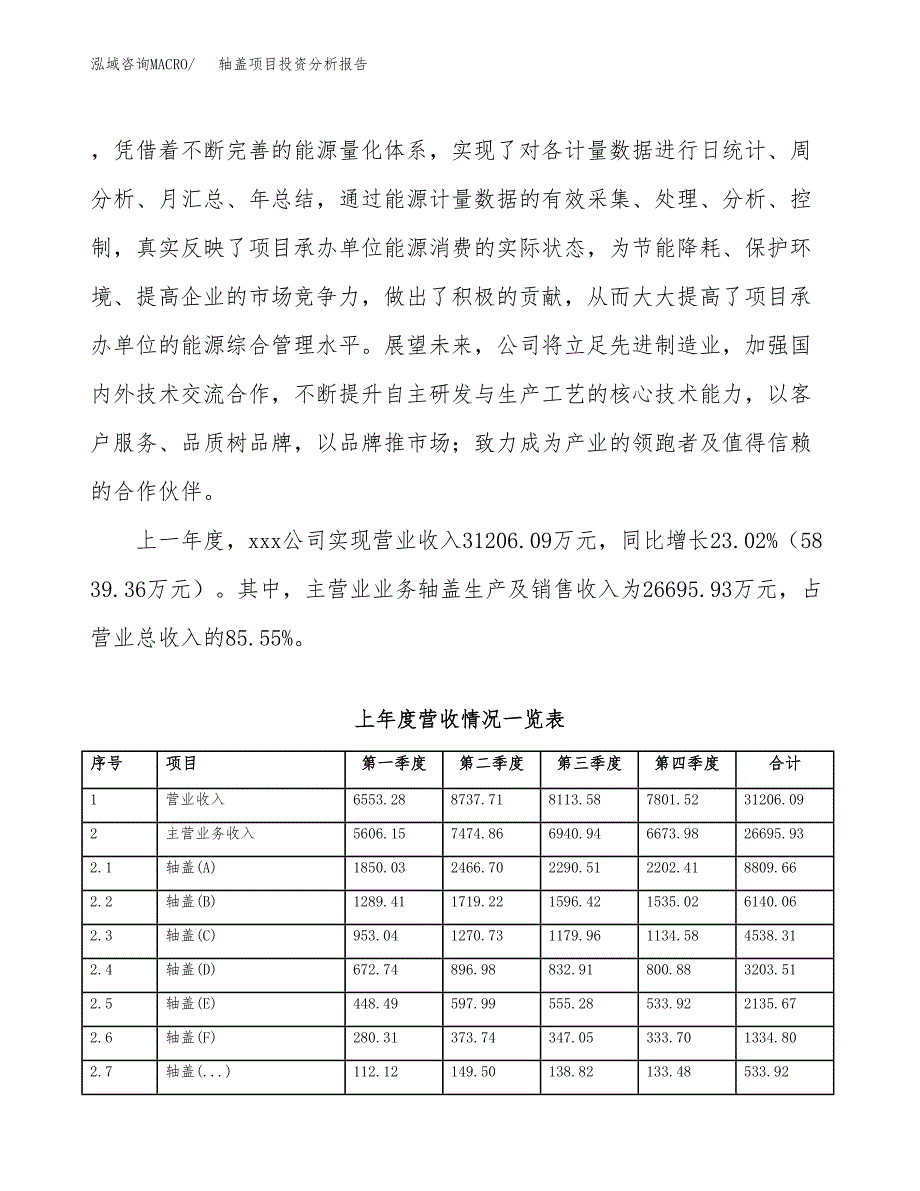 轴盖项目投资分析报告（总投资15000万元）（66亩）_第3页