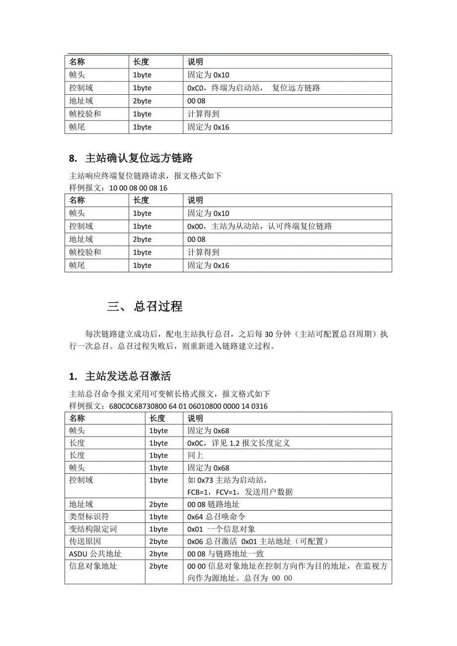 上海故障指示器集中器主站通信协议(修订版)._第5页