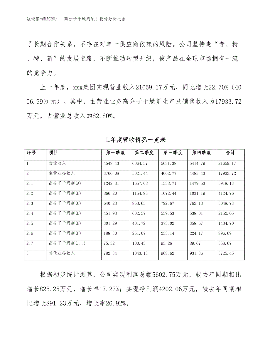 高分子干燥剂项目投资分析报告（总投资12000万元）（42亩）_第3页