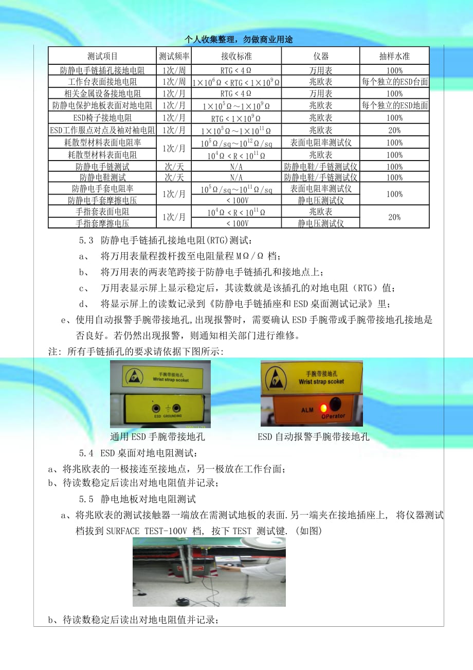 iqc防静电考试作业指导书_第4页