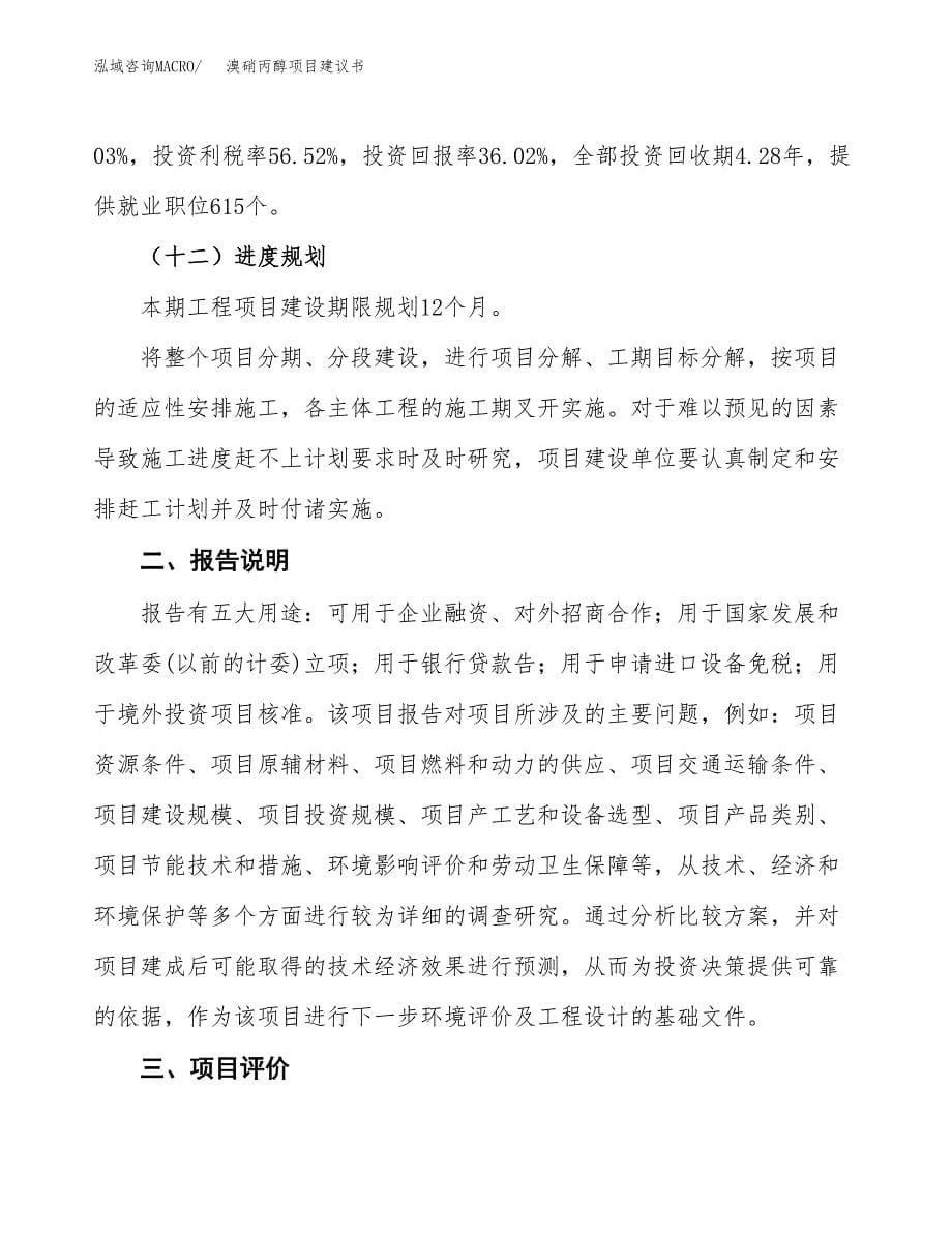 溴硝丙醇项目建议书（可研报告）.docx_第5页