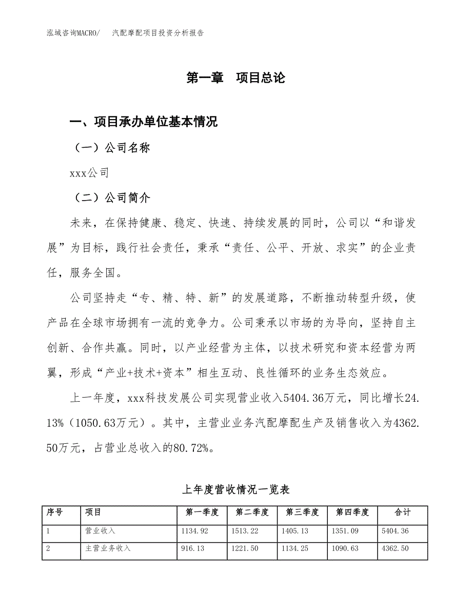 汽配摩配项目投资分析报告（总投资6000万元）（31亩）_第2页