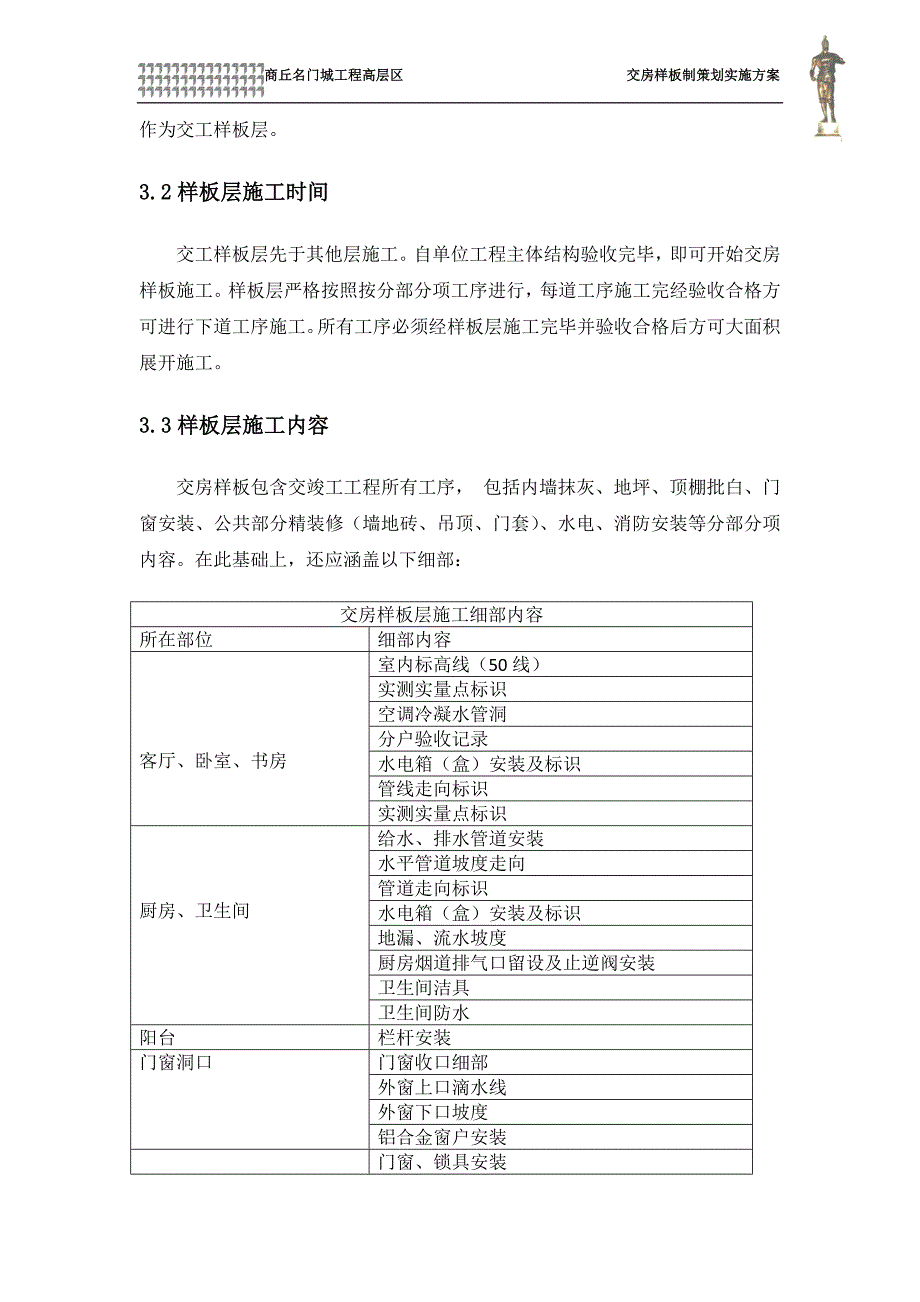 交房样板制策划实施方案._第4页