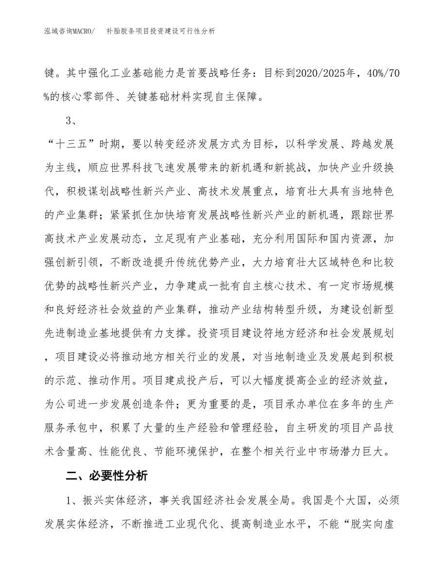 补胎胶条项目投资建设可行性分析.docx_第5页