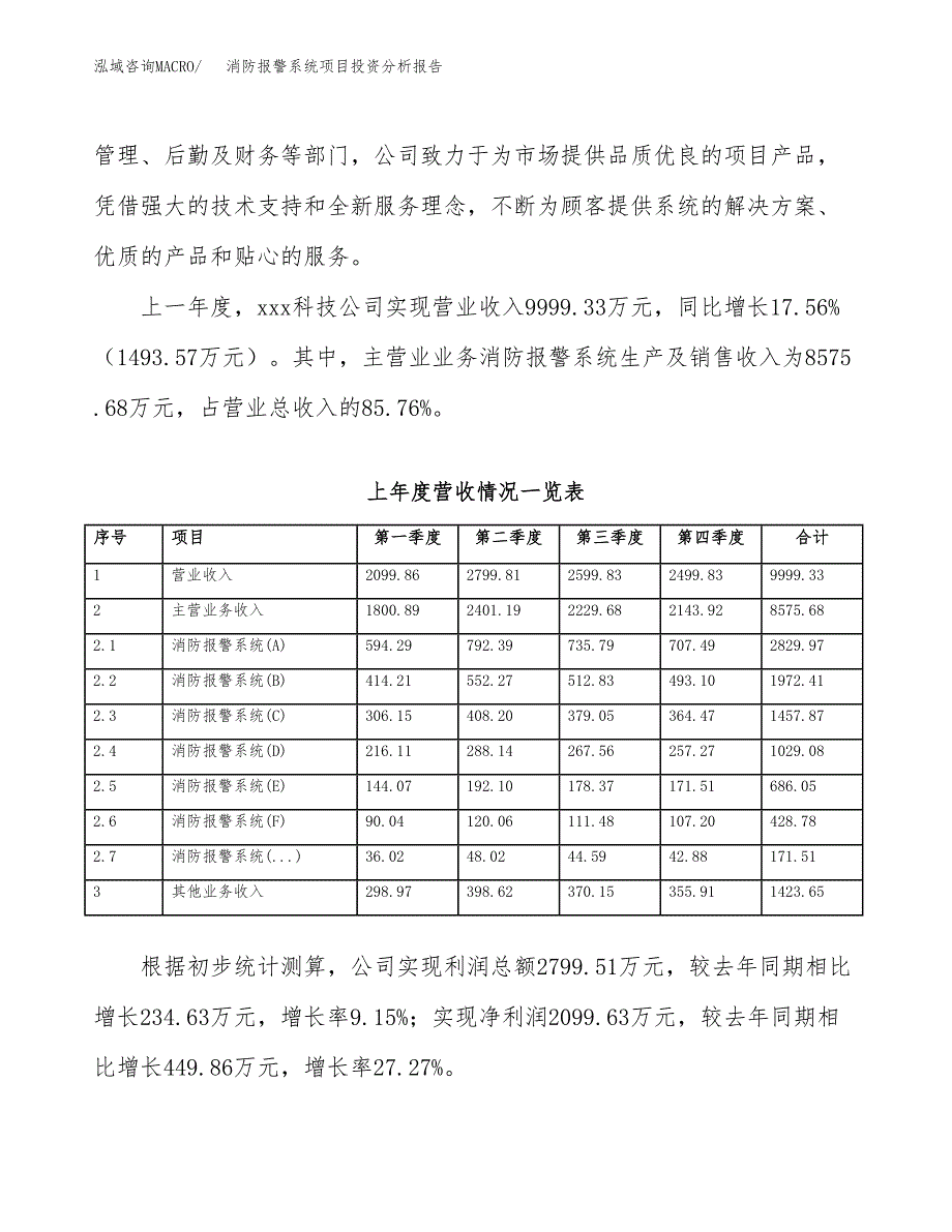 消防报警系统项目投资分析报告（总投资12000万元）（57亩）_第3页