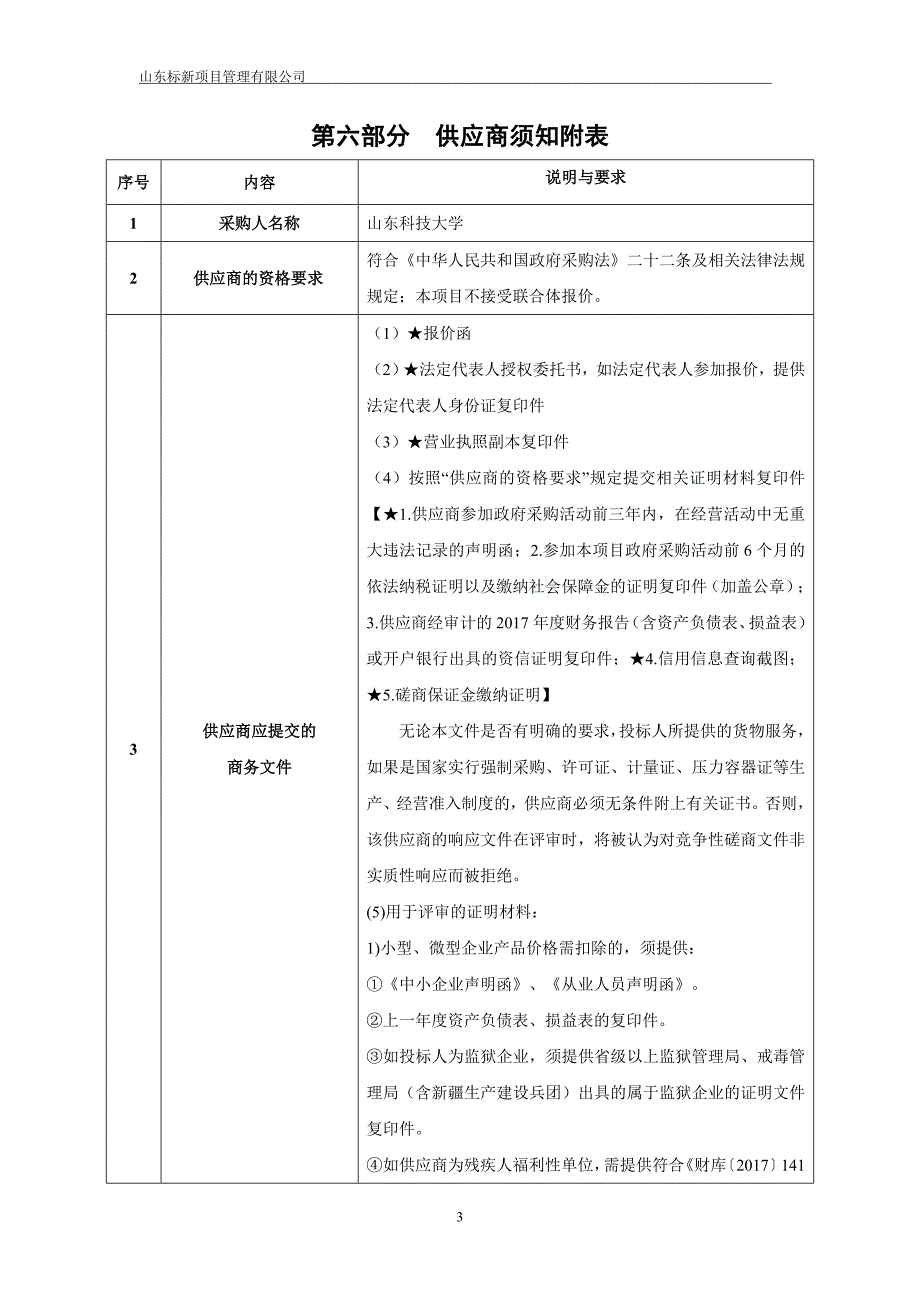 山东科技大学数字化智能评卷系统采购竞争性磋商文件第二册_第4页