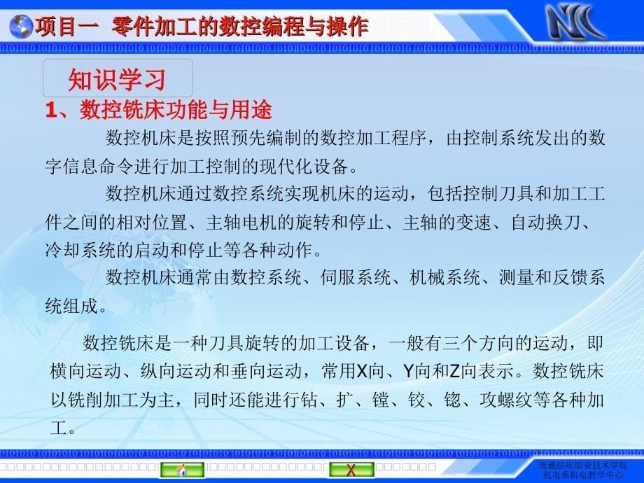 项目1+零件加工的数控编程与操作._第5页