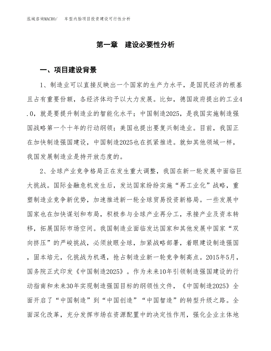 车型内胎项目投资建设可行性分析.docx_第3页