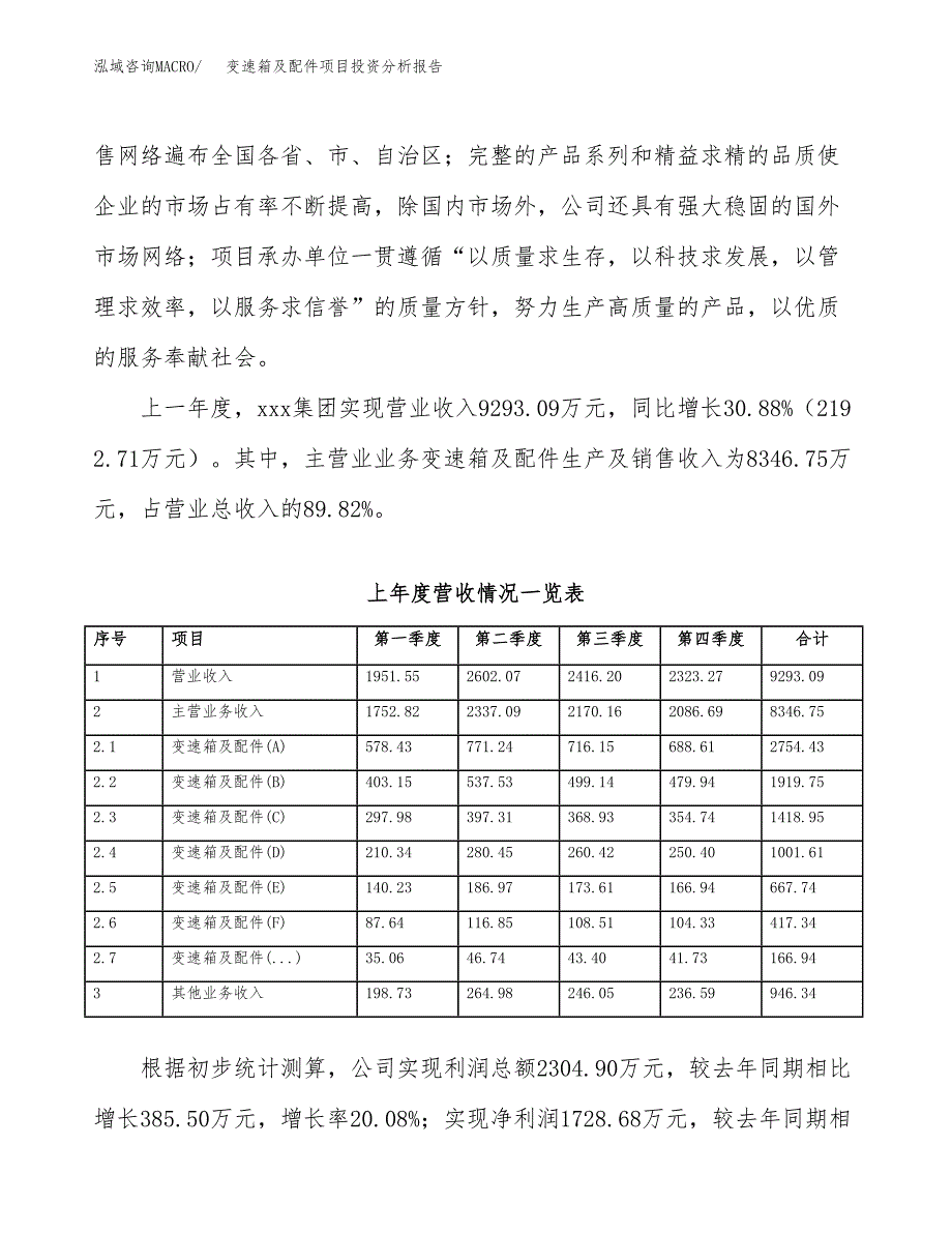 变速箱及配件项目投资分析报告（总投资10000万元）（49亩）_第3页