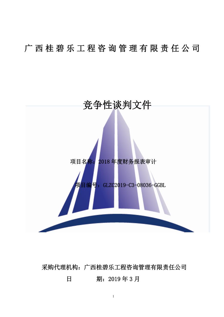 2018年度财务报表审计竞争性谈判文件_第1页