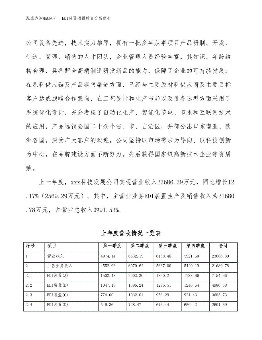 EDI装置项目投资分析报告（总投资15000万元）（58亩）_第3页