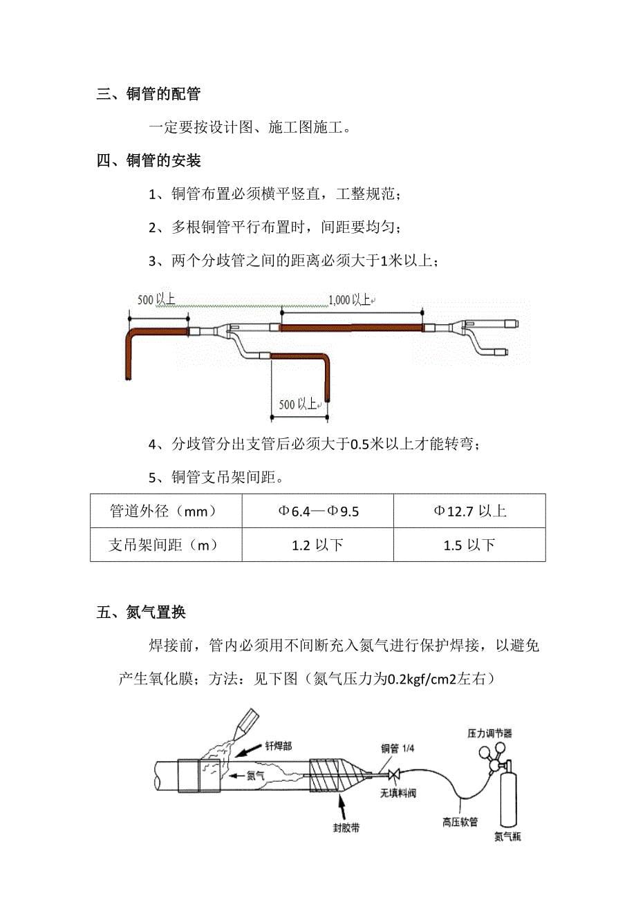 铜管施工安装工艺解析_第5页