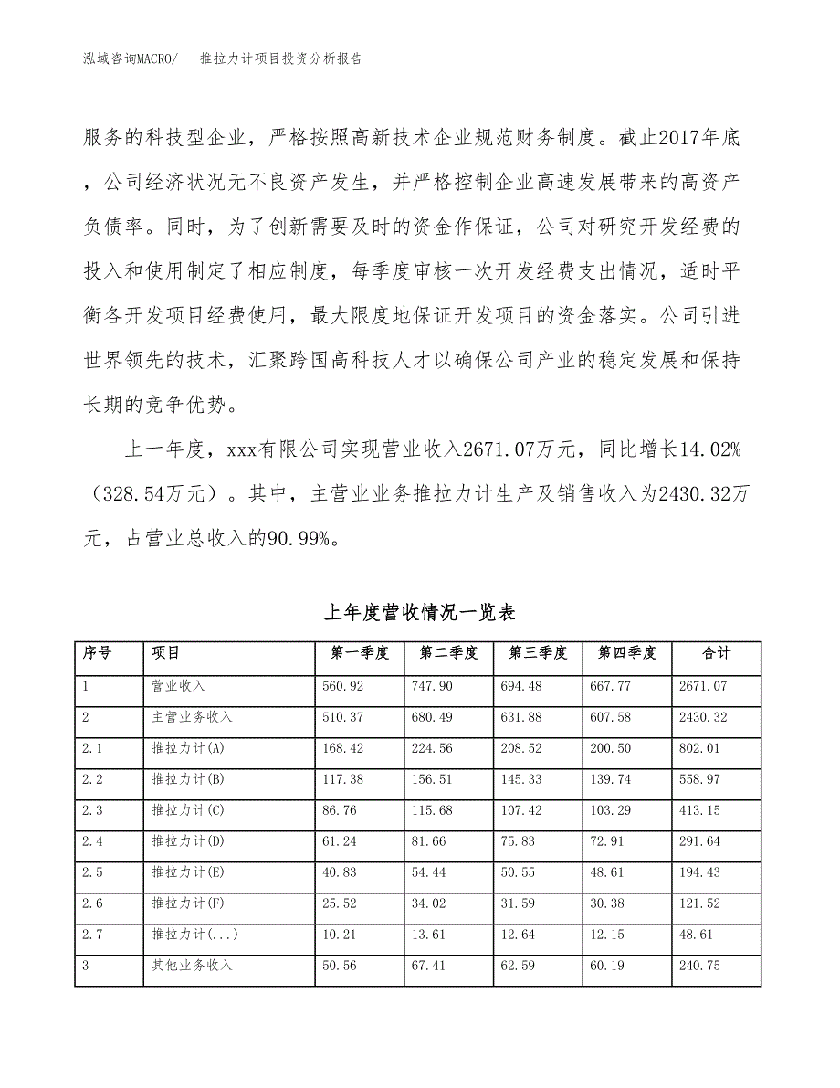 推拉力计项目投资分析报告（总投资4000万元）（22亩）_第3页