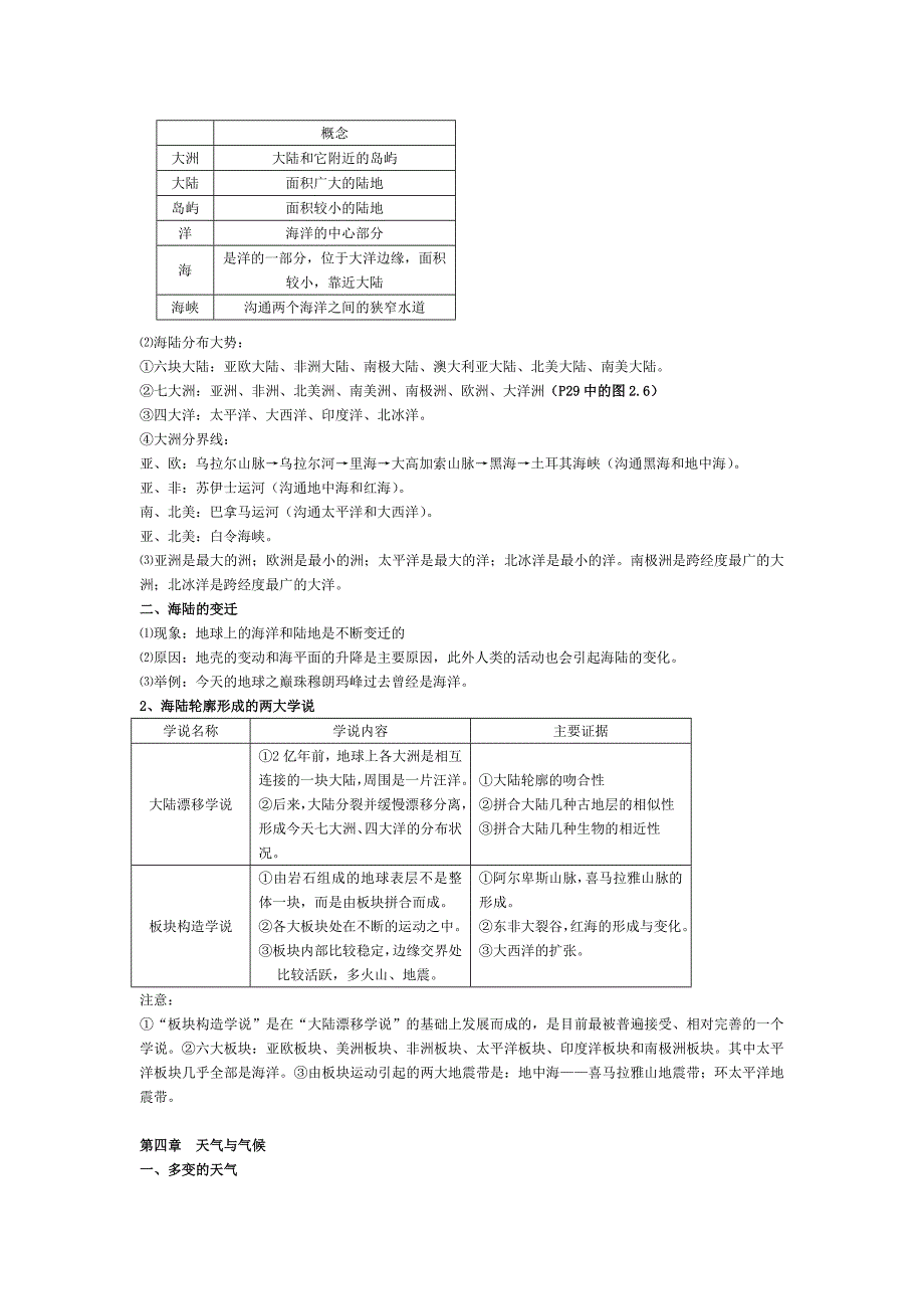 初中地理会考复习(人教版) 2综述_第4页