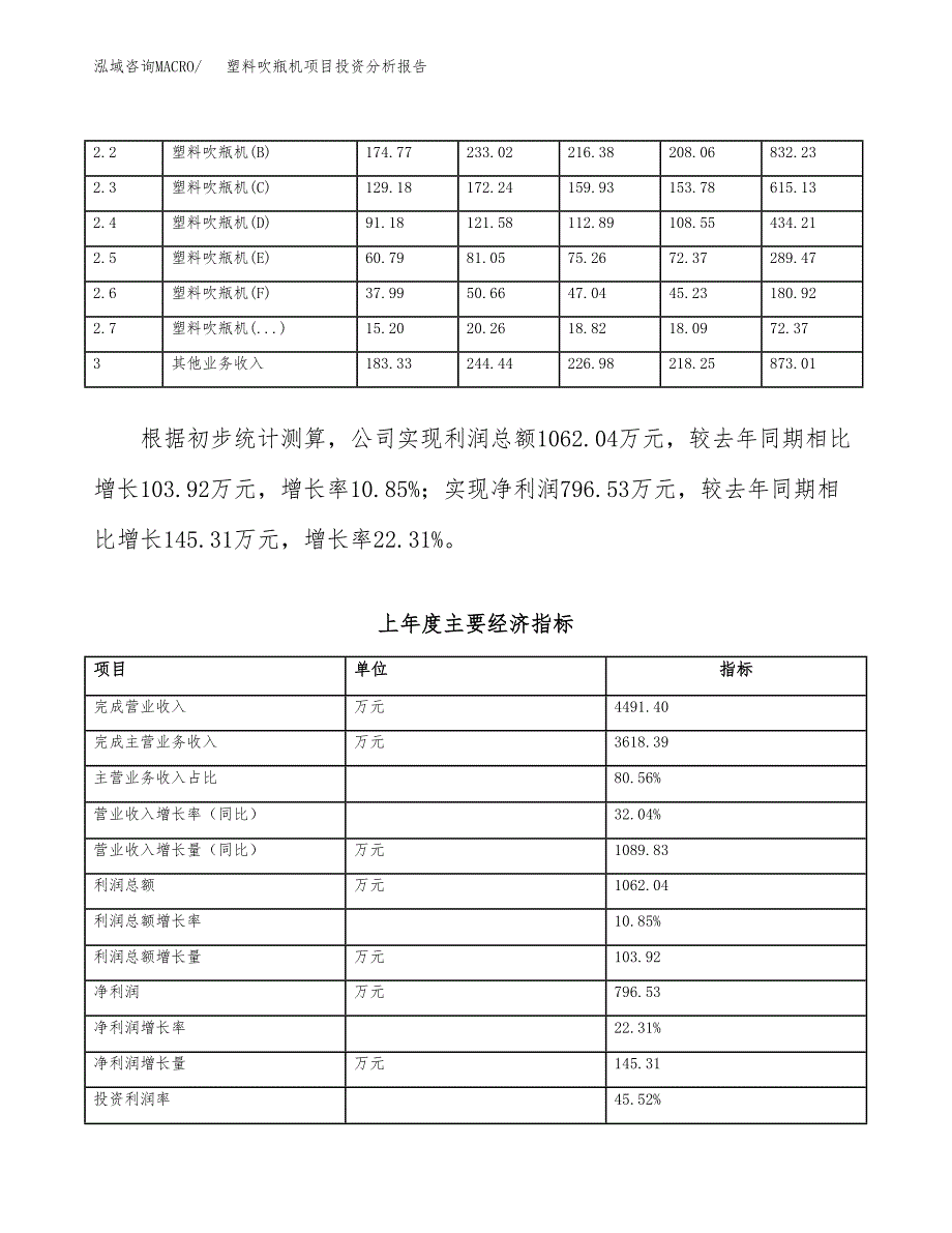 塑料吹瓶机项目投资分析报告（总投资3000万元）（13亩）_第4页