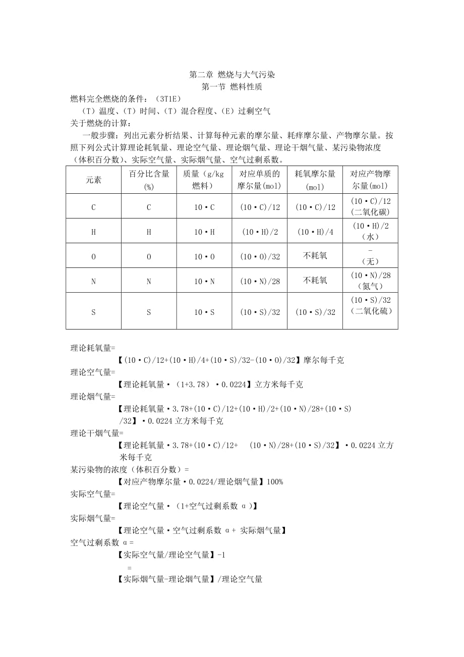 大气污染控制工程期末复习资料_第2页