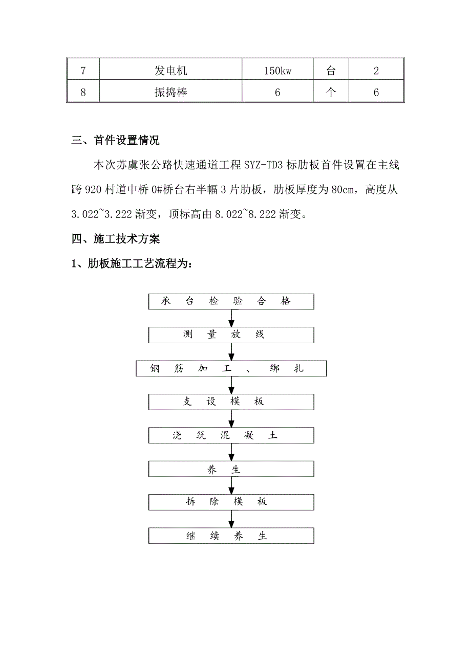 钢筋混凝土肋板施工方案综述_第4页