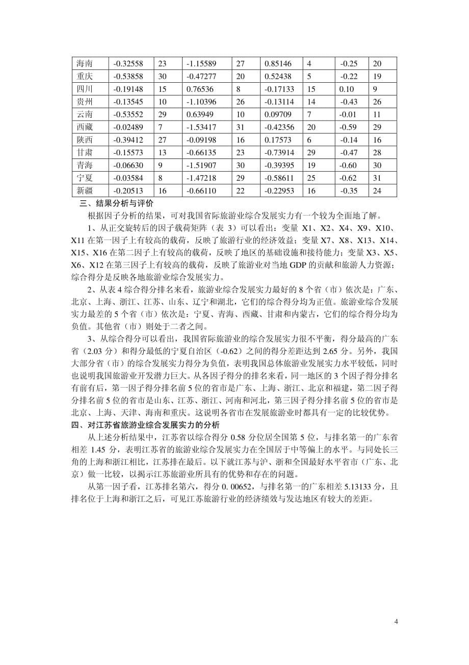 南京大学：产业经济学系讨论稿系列No.041：我国省际旅游业综合发展实力比较研究【顾江_侯祥鹏】_第5页